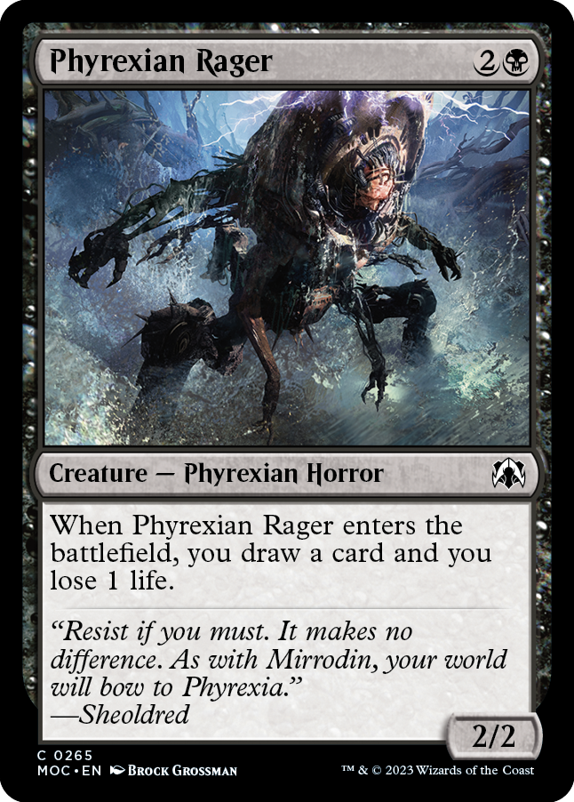 Phyrexian Rager [March of the Machine Commander] | Mega City Incorporated