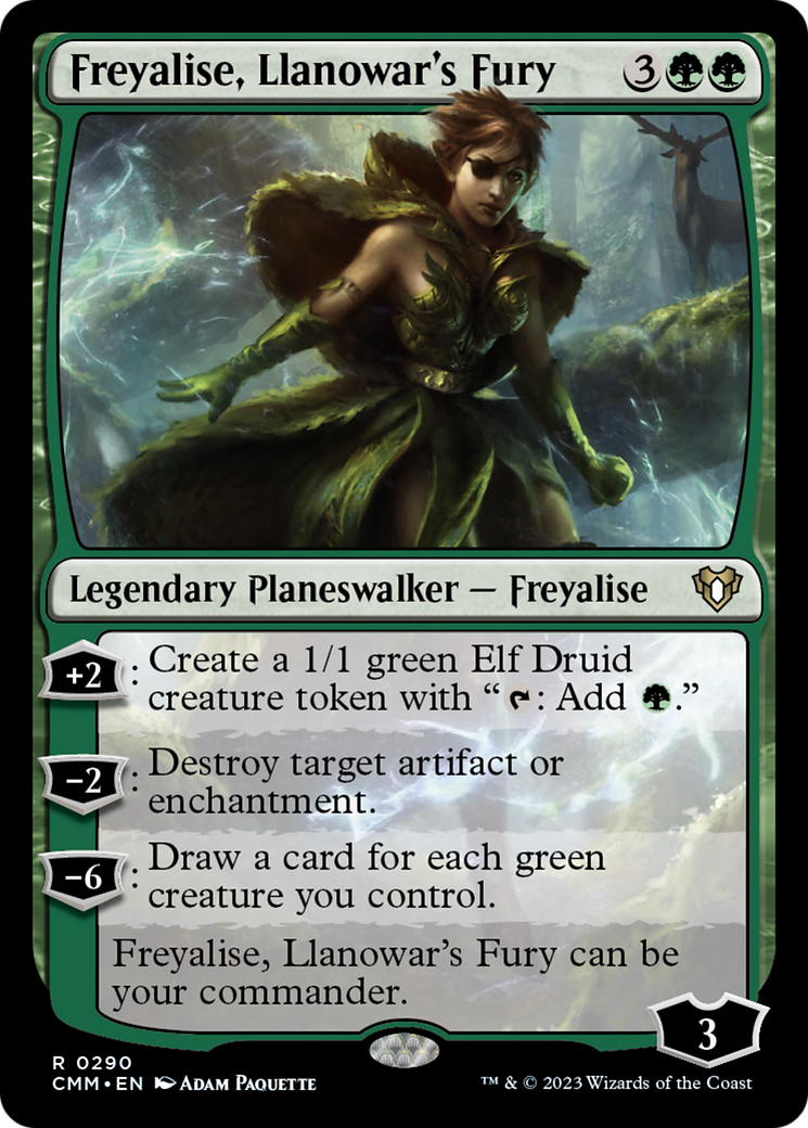 Freyalise, Llanowar's Fury [Commander Masters] | Mega City Incorporated