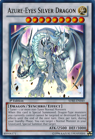 Azure-Eyes Silver Dragon [SDBE-EN040] Ultra Rare | Mega City Incorporated