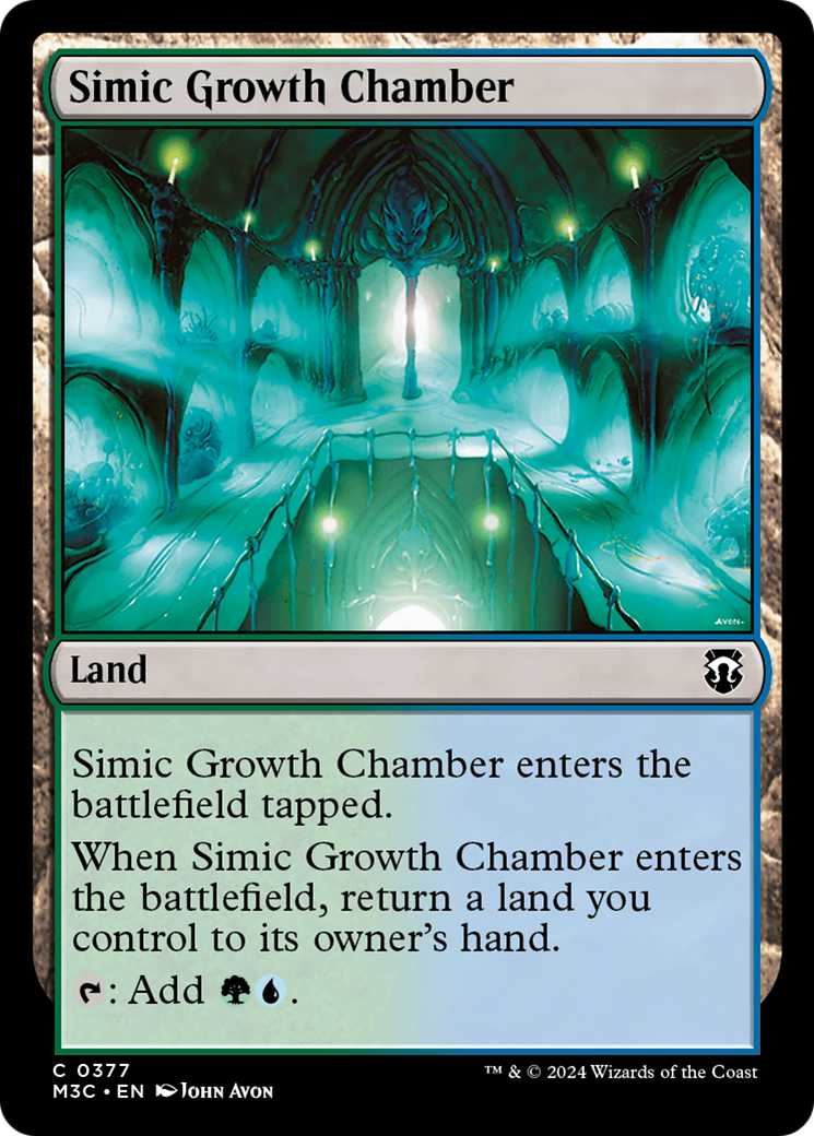 Simic Growth Chamber (Ripple Foil) [Modern Horizons 3 Commander] | Mega City Incorporated