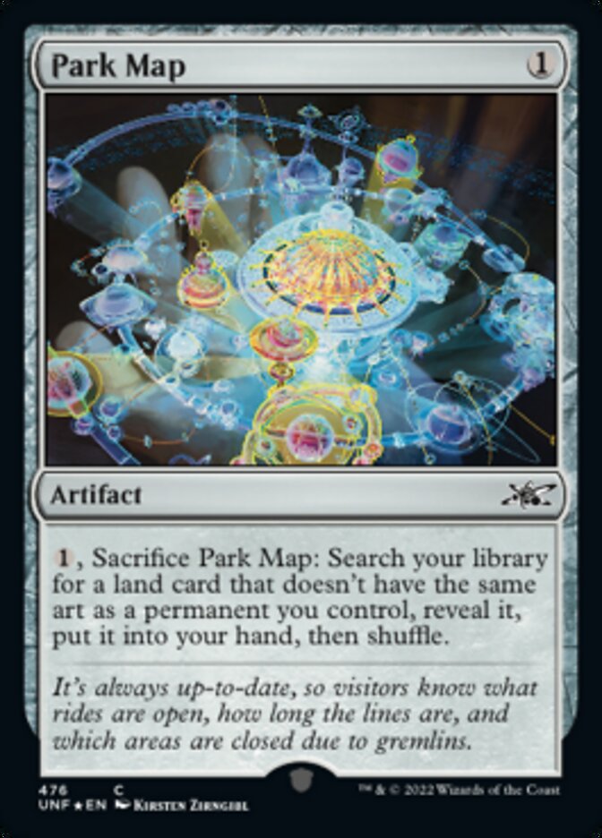 Park Map (Galaxy Foil) [Unfinity] | Mega City Incorporated