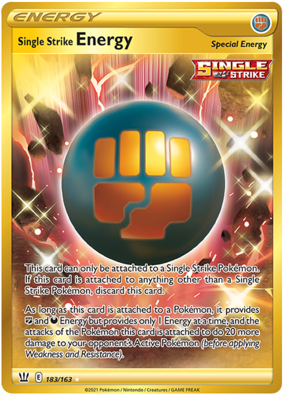 Single Strike Energy (183/163) [Sword & Shield: Battle Styles] | Mega City Incorporated