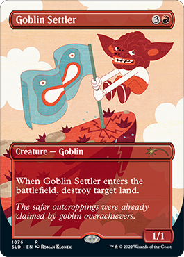 Goblin Settler (Borderless) [Secret Lair Drop Series] | Mega City Incorporated