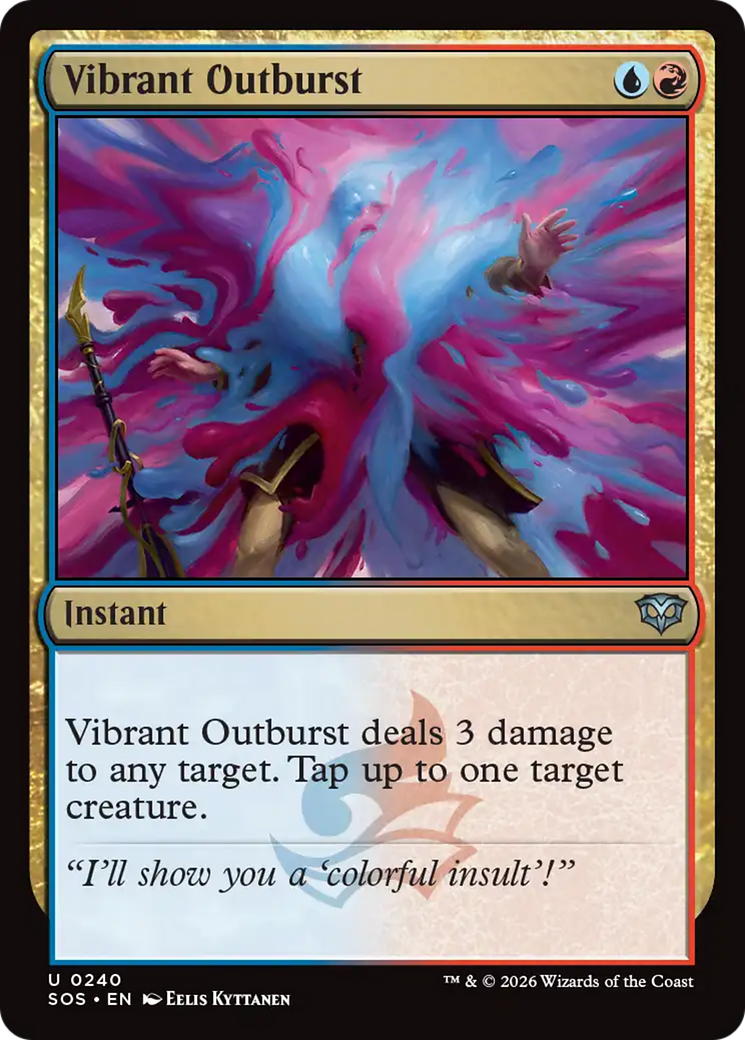 Vibrant Outburst [Secrets of Strixhaven] | Mega City Incorporated