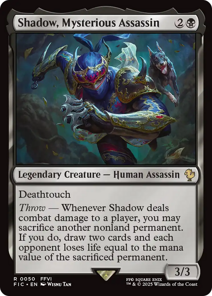 Shadow, Mysterious Assassin [FINAL FANTASY Commander] | Mega City Incorporated