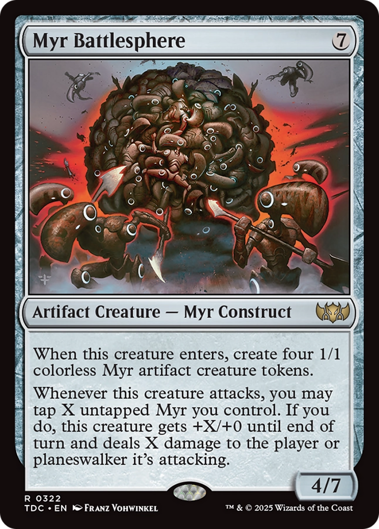 Myr Battlesphere [Tarkir: Dragonstorm Commander] | Mega City Incorporated