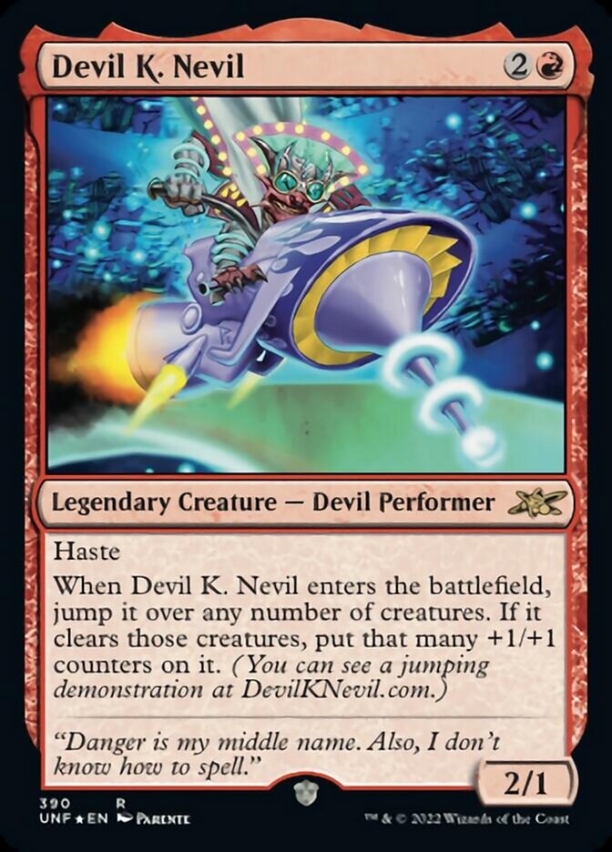 Devil K. Nevil (Galaxy Foil) [Unfinity] | Mega City Incorporated