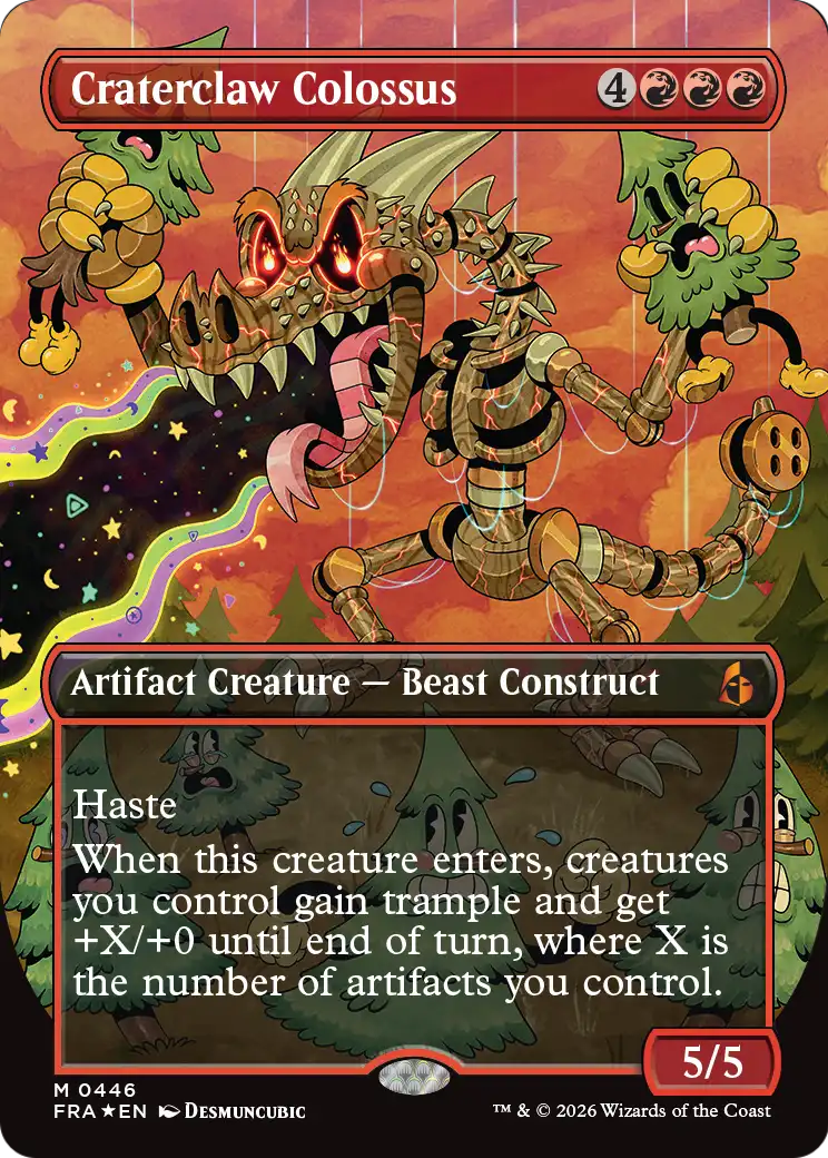Craterclaw Colossus (Borderless) (0446) [Reality Fracture] | Mega City Incorporated