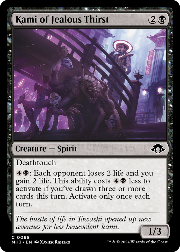 Kami of Jealous Thirst [Modern Horizons 3] | Mega City Incorporated