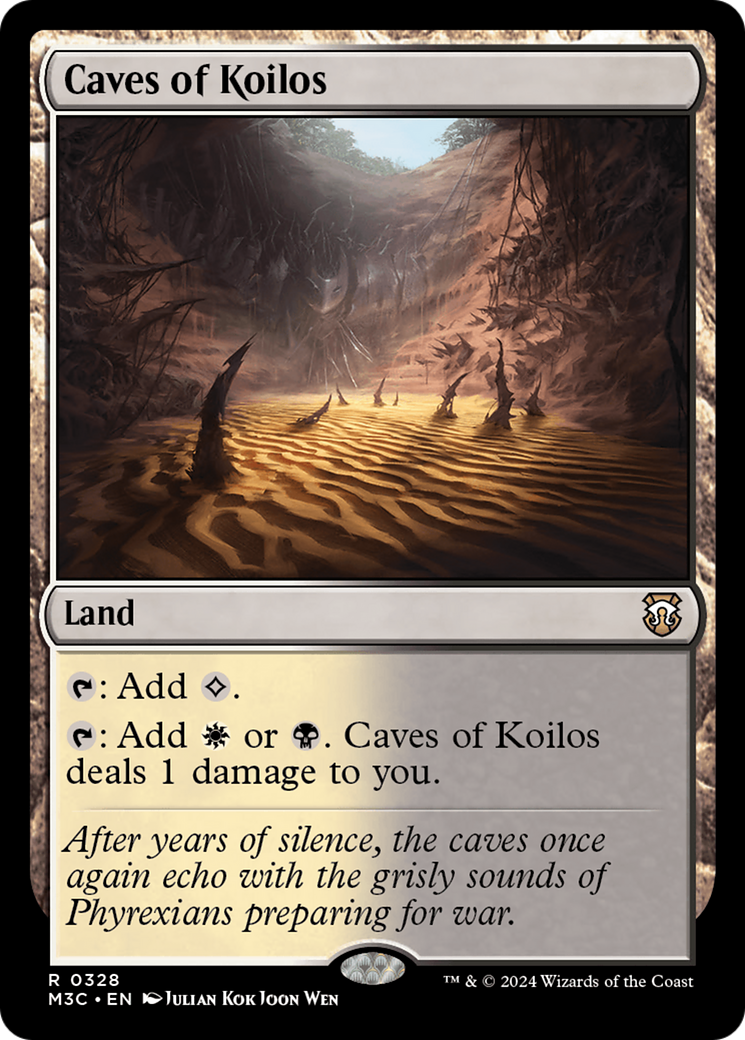 Caves of Koilos (Ripple Foil) [Modern Horizons 3 Commander] | Mega City Incorporated