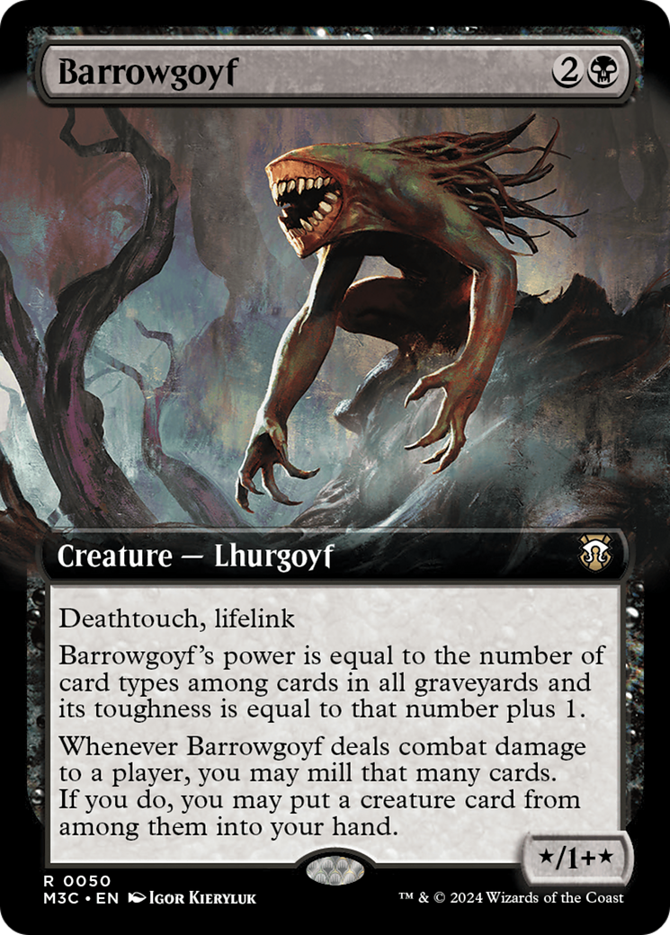 Barrowgoyf (Extended Art) [Modern Horizons 3 Commander] | Mega City Incorporated