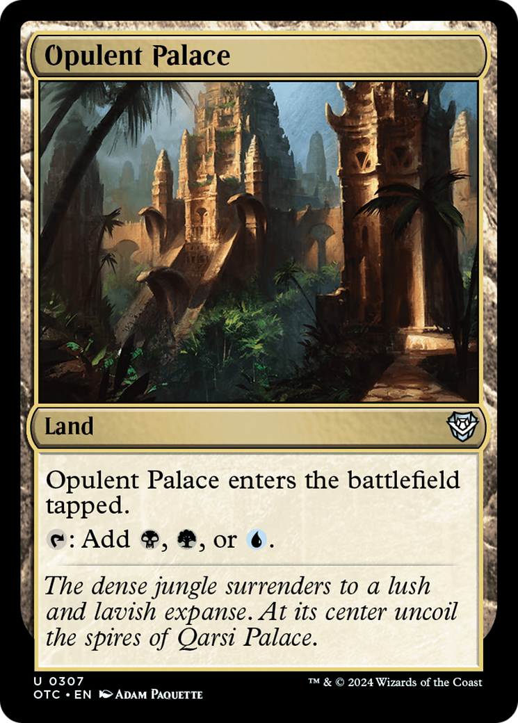 Opulent Palace [Outlaws of Thunder Junction Commander] | Mega City Incorporated