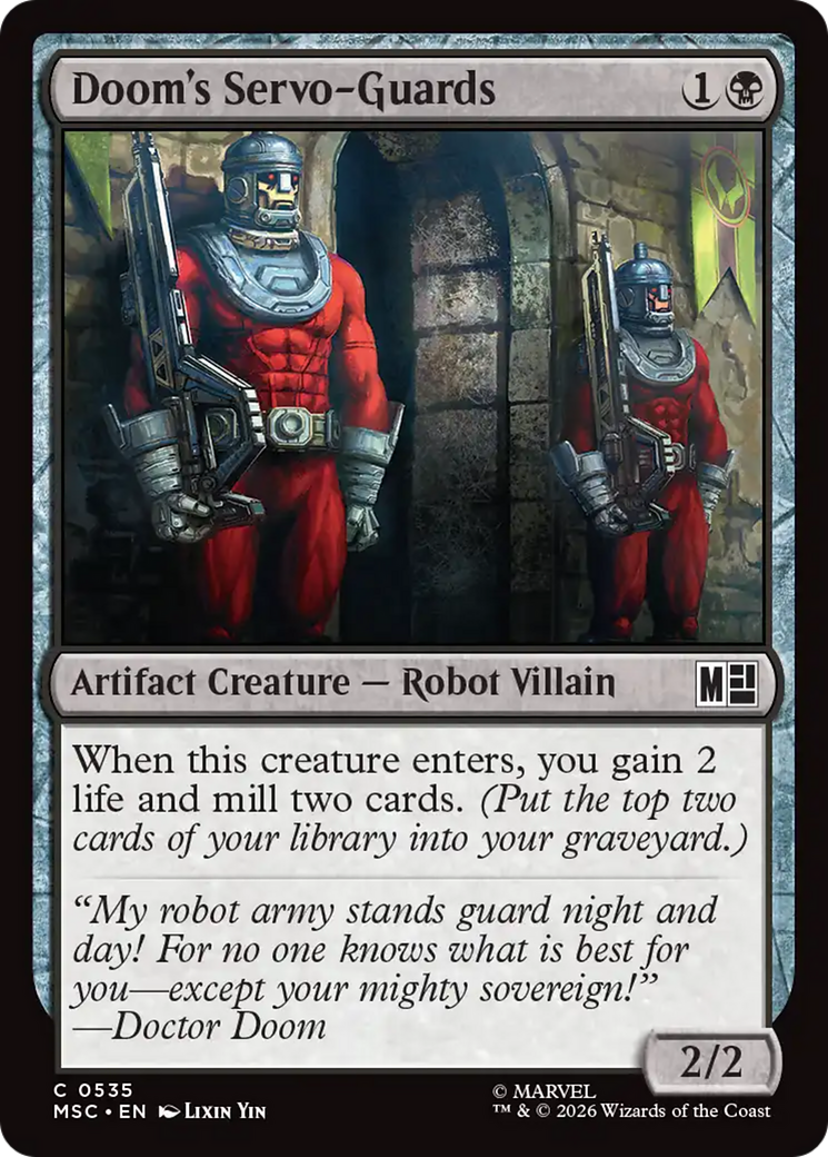 Doom's Servo-Guards [Marvel Super Heroes Commander] | Mega City Incorporated