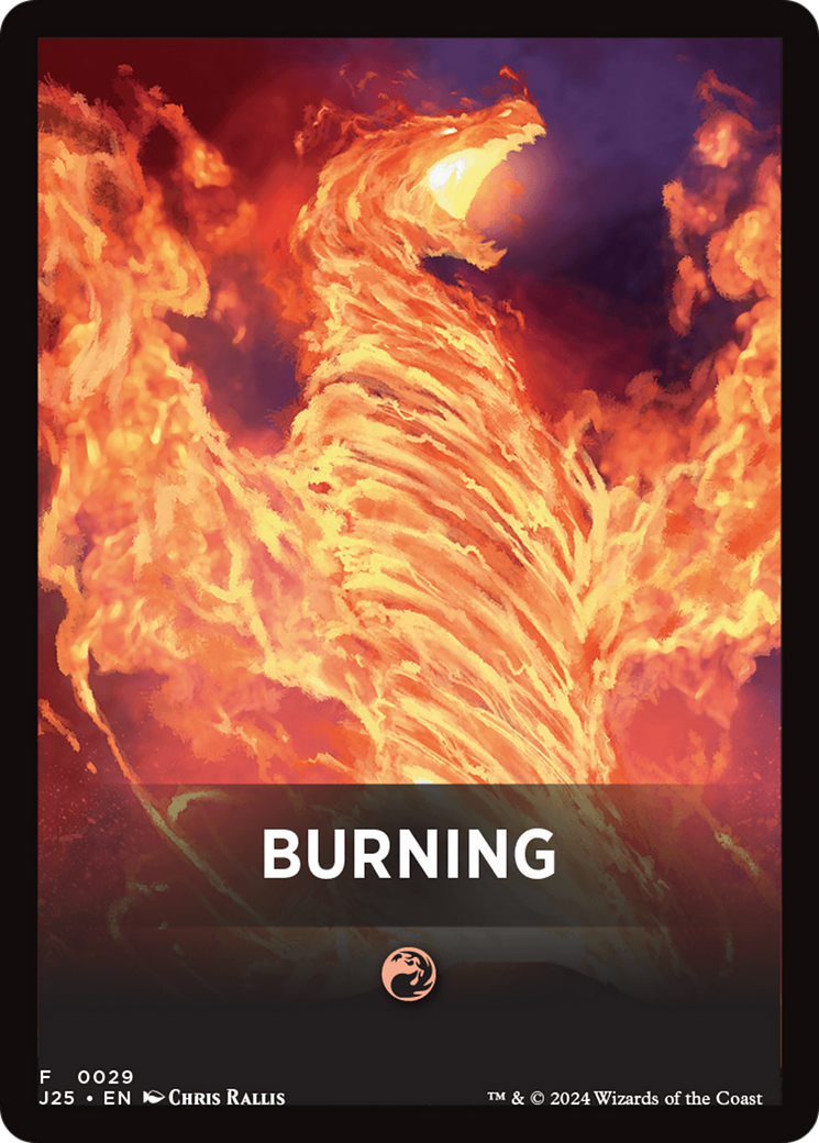 Burning Theme Card [Foundations Jumpstart Front Cards] | Mega City Incorporated