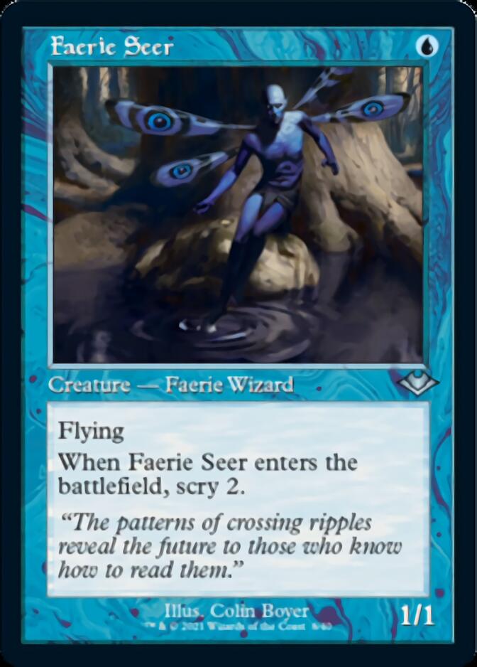 Faerie Seer (Retro Foil Etched) [Modern Horizons] | Mega City Incorporated