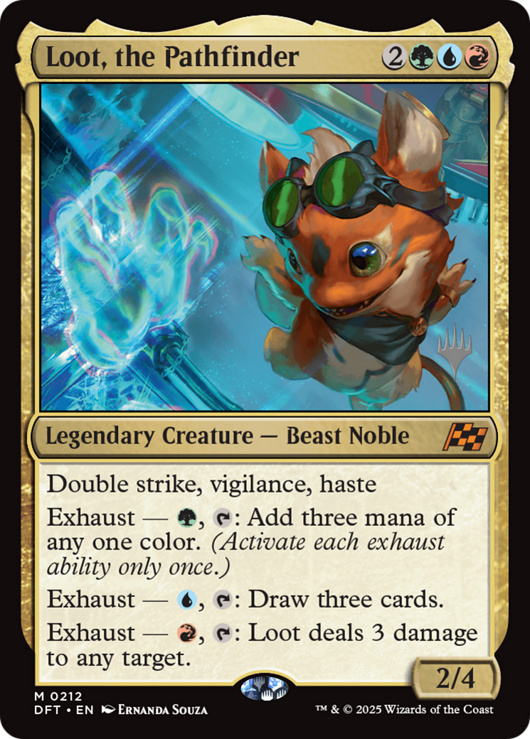 Loot, the Pathfinder (Promo Pack) [Aetherdrift Promos] | Mega City Incorporated