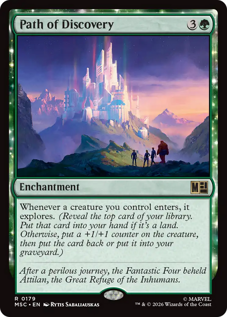 Path of Discovery (Surge Foil) [Marvel Super Heroes Commander] | Mega City Incorporated