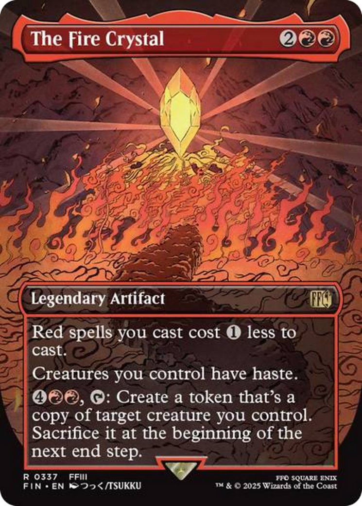 The Fire Crystal (Borderless) [FINAL FANTASY] | Mega City Incorporated