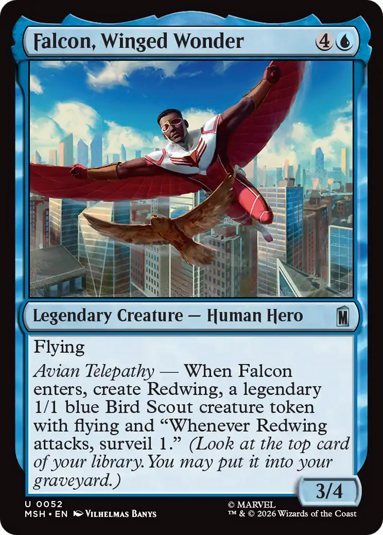 Falcon, Winged Wonder [Marvel Super Heroes] | Mega City Incorporated