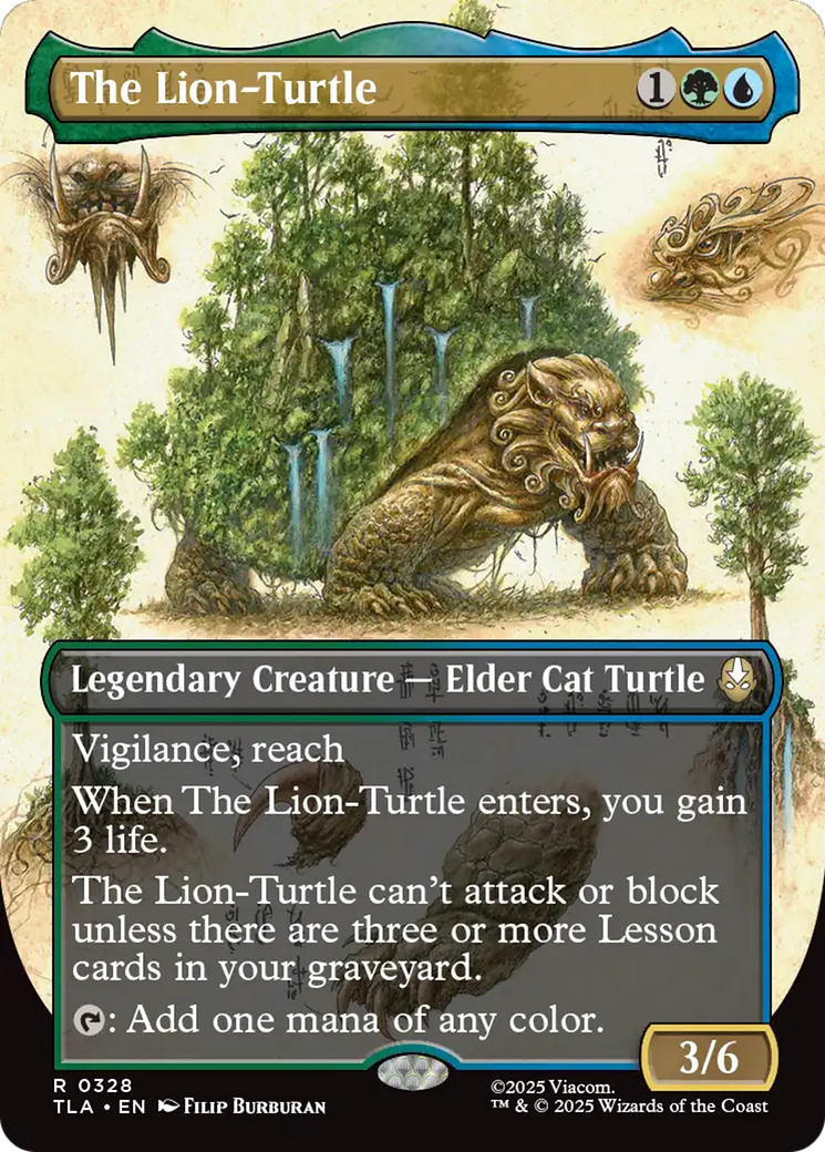 The Lion-Turtle (Borderless) [Avatar: The Last Airbender] | Mega City Incorporated