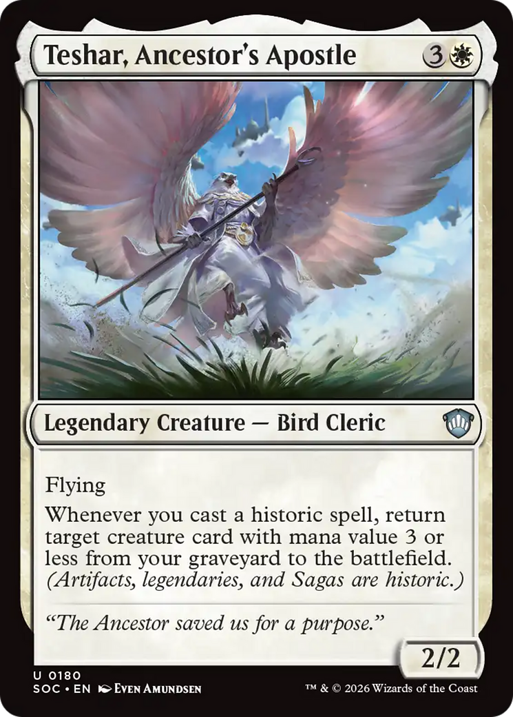 Teshar, Ancestor's Apostle [Secrets of Strixhaven Commander] | Mega City Incorporated