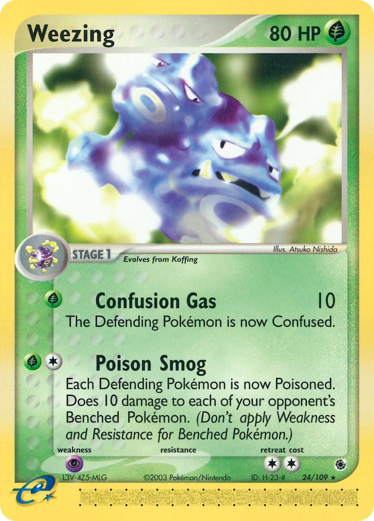 Weezing (24/109) [EX: Ruby & Sapphire] | Mega City Incorporated