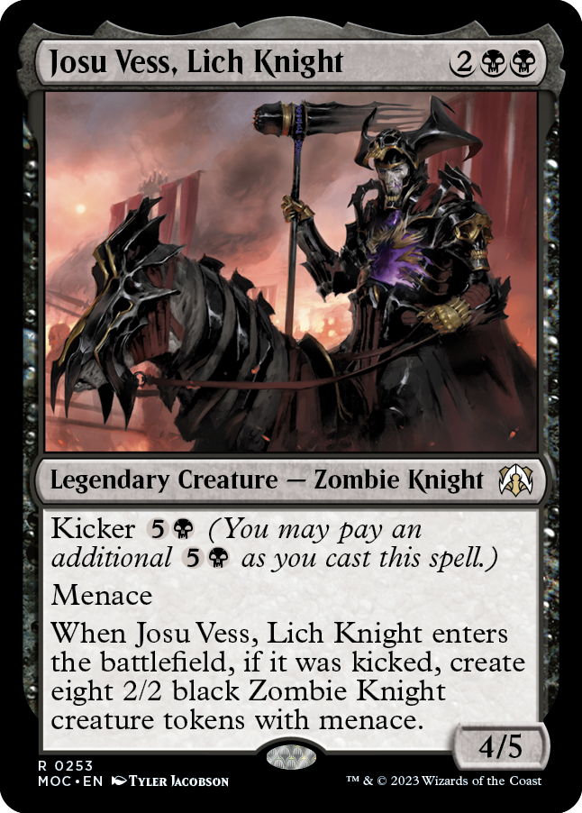 Josu Vess, Lich Knight [March of the Machine Commander] | Mega City Incorporated