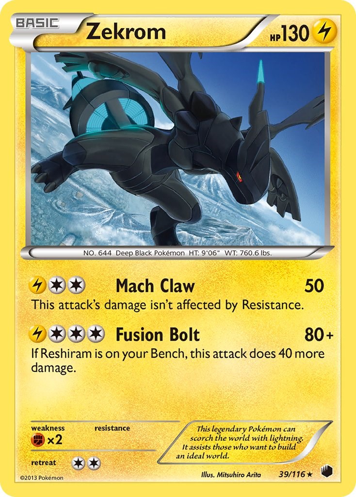 Zekrom (39/116) [Black & White: Plasma Freeze] | Mega City Incorporated