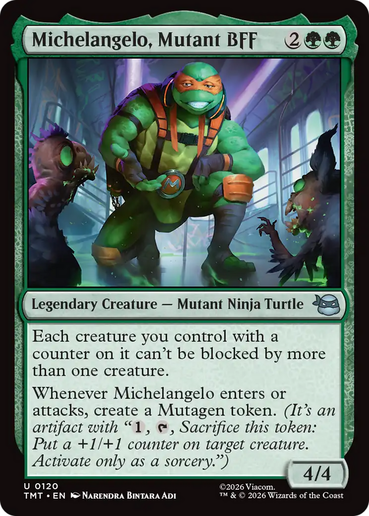 Michelangelo, Mutant BFF [Teenage Mutant Ninja Turtles] | Mega City Incorporated