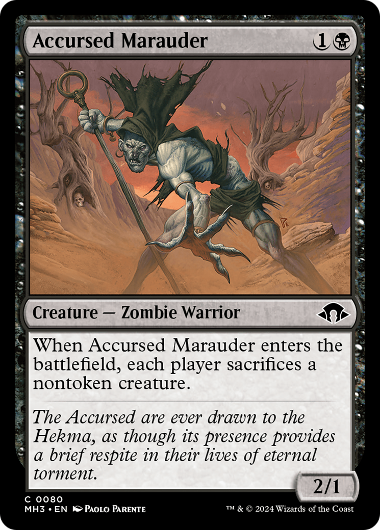 Accursed Marauder [Modern Horizons 3] | Mega City Incorporated