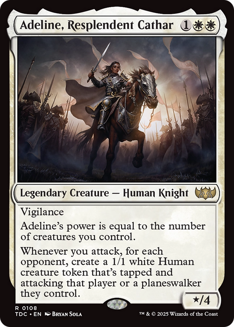 Adeline, Resplendent Cathar [Tarkir: Dragonstorm Commander] | Mega City Incorporated