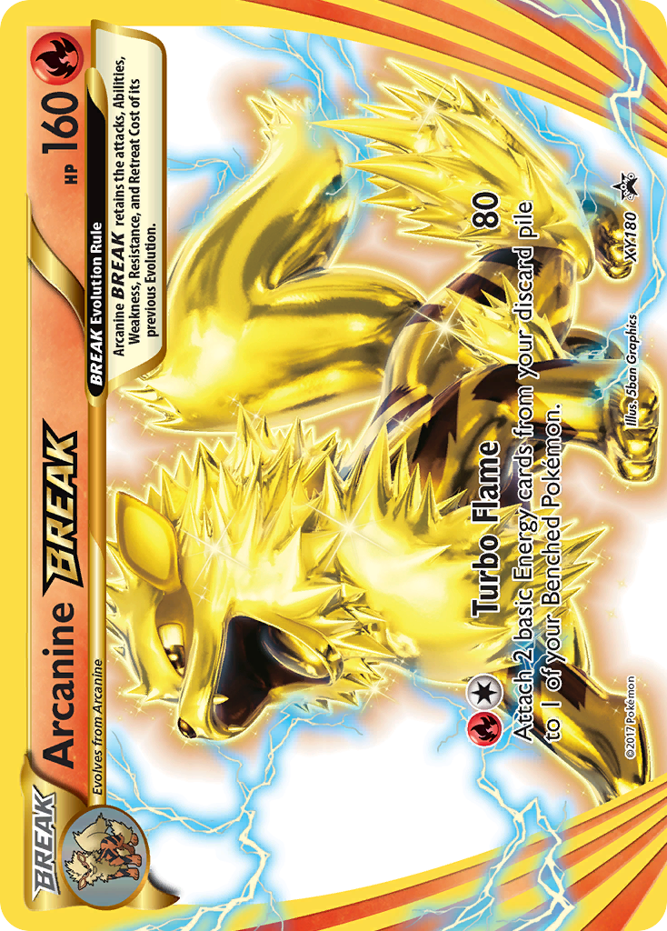 Arcanine BREAK (XY180) [XY: Black Star Promos] | Mega City Incorporated