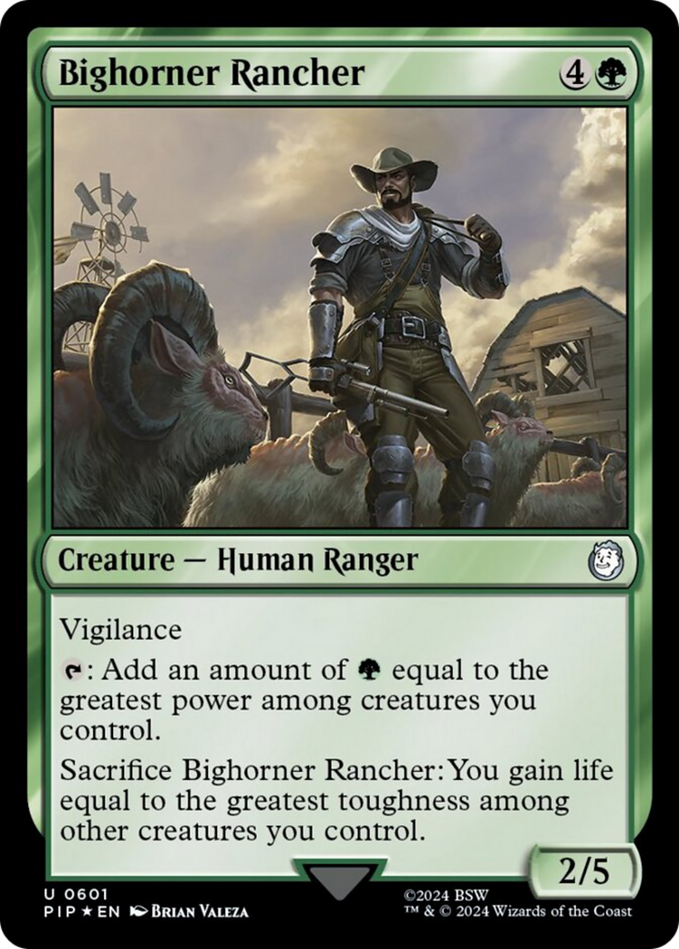 Bighorner Rancher (Surge Foil) [Fallout] | Mega City Incorporated