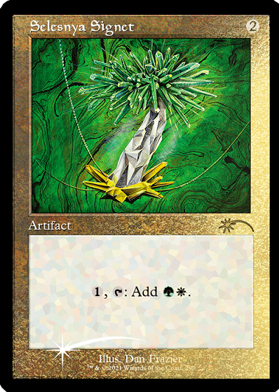 Selesnya Signet (Retro) (Foil Etched) [Secret Lair Drop Series] | Mega City Incorporated