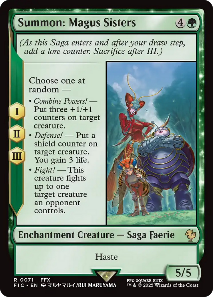 Summon: Magus Sisters [FINAL FANTASY Commander] | Mega City Incorporated