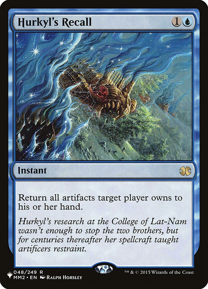 Hurkyl's Recall [The List] | Mega City Incorporated