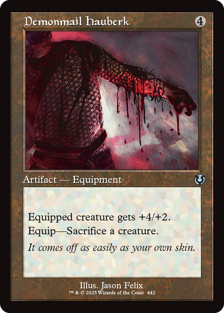 Demonmail Hauberk (Retro Frame) [Innistrad Remastered] | Mega City Incorporated