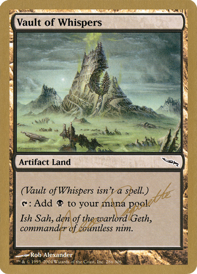 Vault of Whispers (Aeo Paquette) [World Championship Decks 2004] | Mega City Incorporated