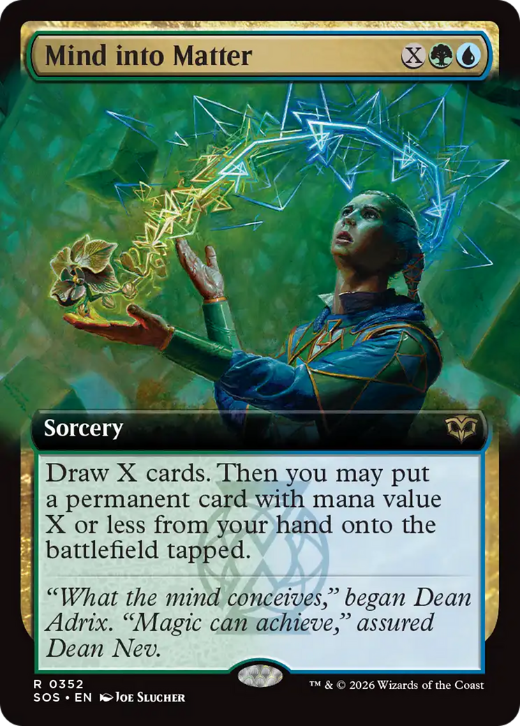 Mind into Matter (Extended Art) [Secrets of Strixhaven] | Mega City Incorporated