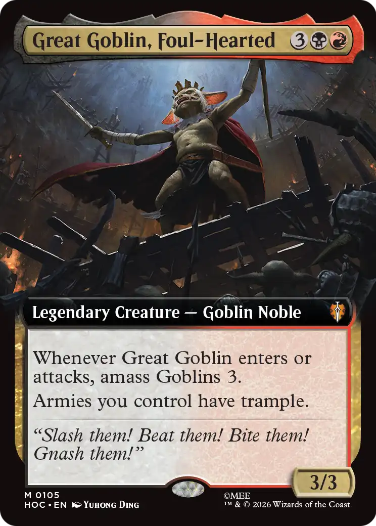 Great Goblin, Foul-Hearted (Extended Art) [The Hobbit: Eternal-Legal] | Mega City Incorporated
