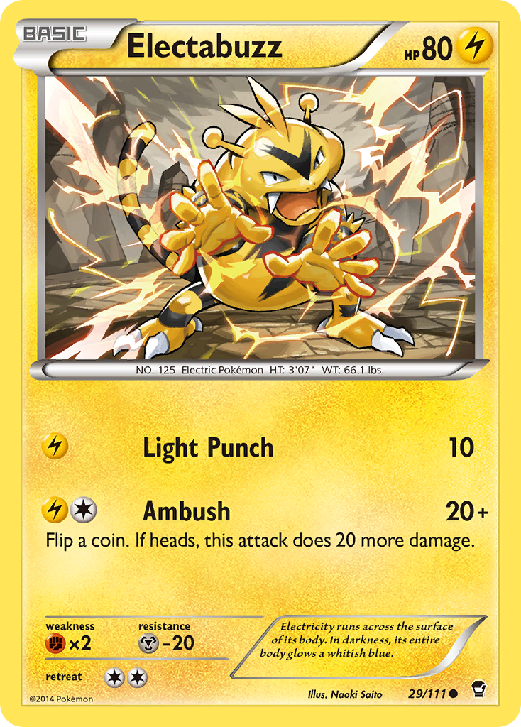 Electabuzz (29/111) [XY: Furious Fists] | Mega City Incorporated