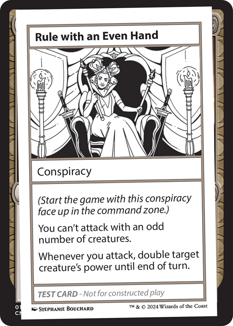 Rule with an Even Hand [Mystery Booster 2 Playtest Cards] | Mega City Incorporated