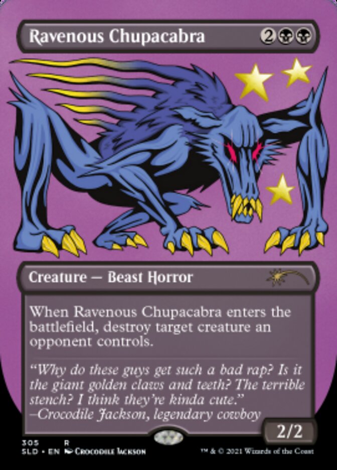 Ravenous Chupacabra (Borderless) (Foil Etched) [Secret Lair Drop Series] | Mega City Incorporated