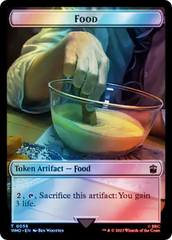 Alien Angel // Food (0058) Double-Sided Token (Surge Foil) [Doctor Who Tokens] | Mega City Incorporated