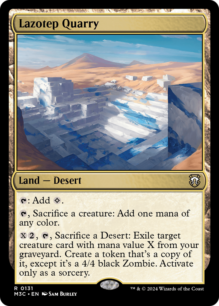 Lazotep Quarry (Extended Art) [Modern Horizons 3 Commander] | Mega City Incorporated