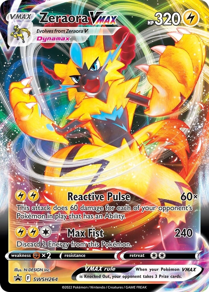 Zeraora VMAX (SWSH264) [Sword & Shield: Black Star Promos] | Mega City Incorporated