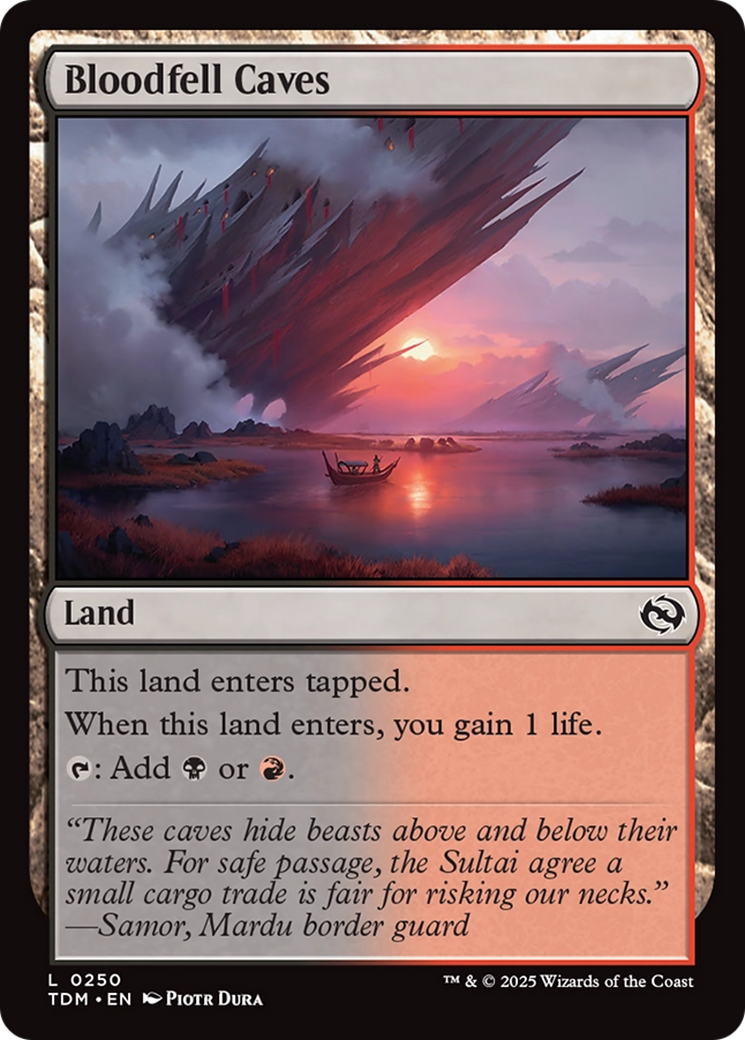 Bloodfell Caves [Tarkir: Dragonstorm] | Mega City Incorporated