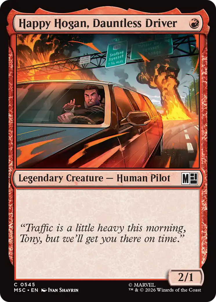 Happy Hogan, Dauntless Driver (0545) [Marvel Super Heroes Commander] | Mega City Incorporated