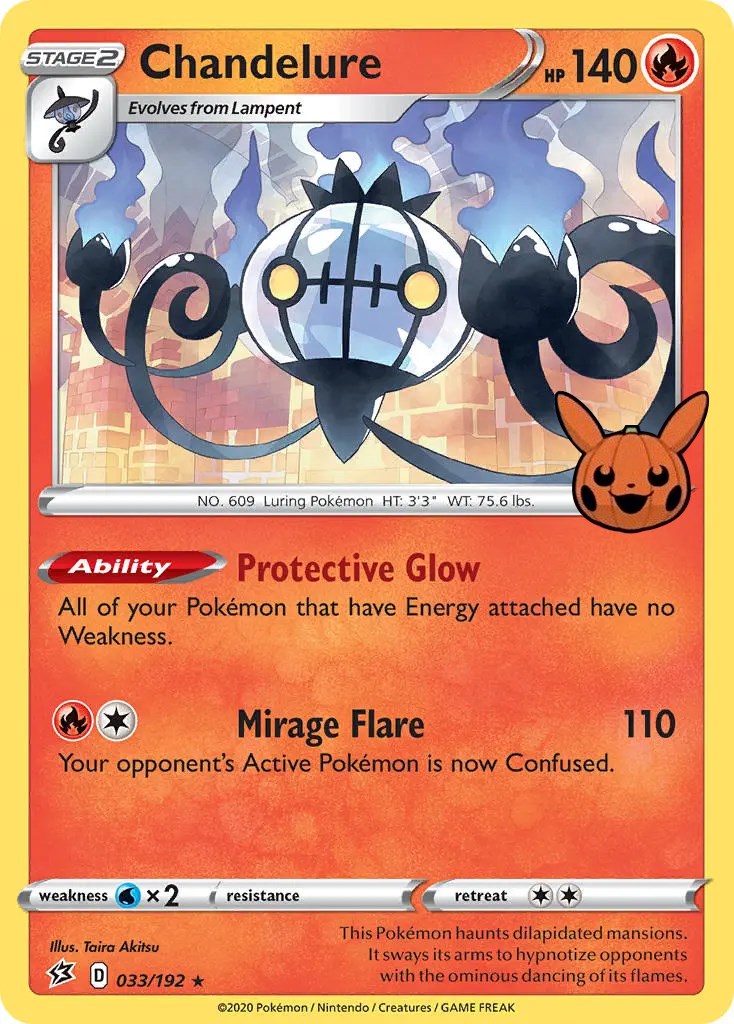 Chandelure (033/192) [Trick or Trade] | Mega City Incorporated