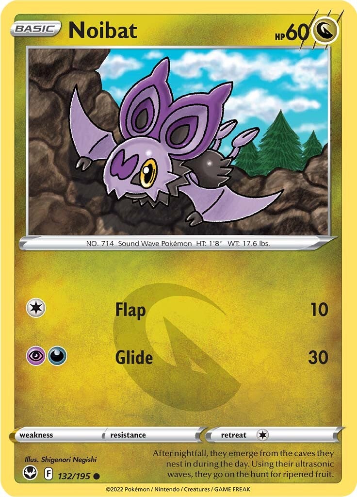 Noibat (132/195) [Sword & Shield: Silver Tempest] | Mega City Incorporated